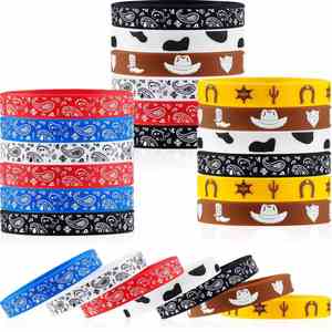 Bracelet en silicone imprimé numériquement, imperméable, non toxique, souple, pour les équipes sportives, les événements de cheerleading - Product Image 2