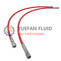 Tuyau de nettoyage à jet d'eau ultra haute pression 2800 bars, lance flexible thermoplastique pour détartrage de chaudières et nettoyage par jet