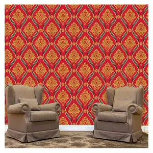Factory Direct Price wallpaper hot sale High Quality wallpaper Luxury Living Room PVC 3D Wall Panel TV background wallpaper
