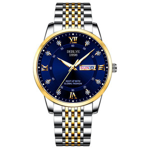Reloj de moda para hombre, sólido, con doble calendario, chino e inglés, luminoso, resistente al agua, con aguja de escaneo no mecánica - Product Image 6