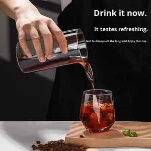 Goutte à goutte à glace transparente cafetière à infusion froide en verre petite infusion froide de type goutte à goutte domestique filtrée <span class=keywords><strong>pour</strong></span> une extraction efficace - Product Image 3