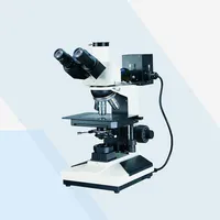 5MP cámara USB microscopio metalográfico con software de medición