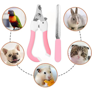 En stock Coupe-ongles pour animaux de compagnie de haute qualité en acier inoxydable, ciseaux de toilettage, lime à ongles, tondeuse pour chiens et chats - Product Image 3