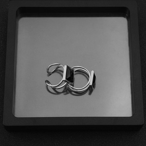 Hot Selling Simple Vintage Design Stainless Steel Geometric <b>Ring</b> Fashionable Men's <b>Adjustable</b> <b>Rings</b> Fashion Jewelry Wholesale - Product Image 5