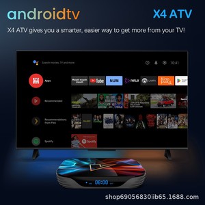 <span class=keywords><strong>TV</strong></span> Box X4 Android <span class=keywords><strong>TV</strong></span> 11 <span class=keywords><strong>Smart</strong></span> 1080p 4 Núcleos Amlogic S905X4 - Product Image 3