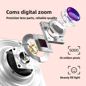 Videocamera Digitale Professionale HD con Zoom Ottico 8X e Scheda SD da 32GB, Compatta per <span class=keywords><strong>Fotografia</strong></span> - Product Image 5