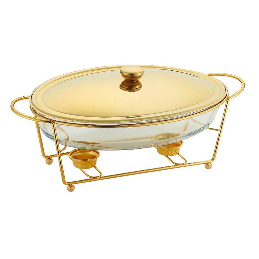 Ensemble de lignes dorées en forme d'œuf 3L