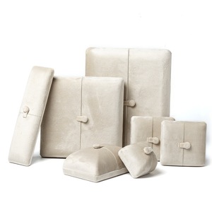 Hộp Trang Sức Nhung Tùy Chỉnh Hộp Nhung Trưng Bày Bông Tai Đóng Gói Màu Hồng Flannel Màu Xanh Lá Cây Hộp Quà Nhỏ - Product Image 6