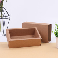 High Quality Contracted Design Folding Drawer Boxes Kraft Paper Gift Paper Box