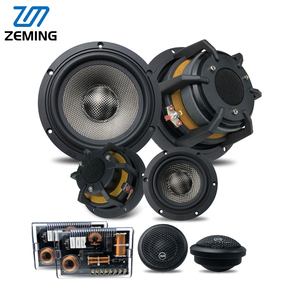 Système de haut-parleurs de voiture Elite 6,5 pouces noir 3 voies avec une sensibilité de <span class=keywords><strong>89</strong></span> dB et un kit de réseau de crossover de précision avancée - Product Image 1