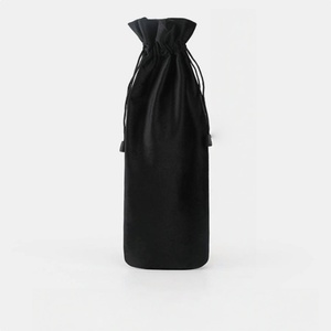 Sac à cordon rond en velours haut de gamme, écologique et durable, avec poignée en corde ultra douce, taille personnalisable pour bijoux et vin - Product Image 3