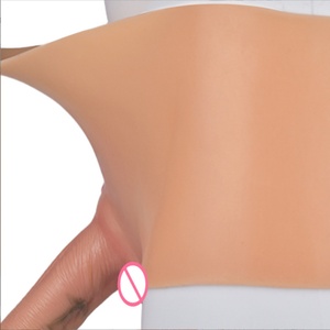 Silicone Leather Pants Solid Penis Female Wearable Masturbation Vaginal Anal Dual-use Orgasm Stick Sex Toy - Product Image 4