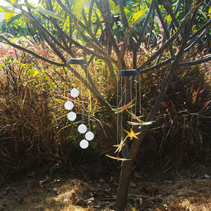 Carillons solaires lumineux, décorations d'extérieur, lumière suspendue imperméable à changement de couleur LED pour jardin, patio, cour, décoration de la maison - Product Image 2