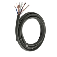 Double fil d'acier OFC 4-core Catégorie 5e Câble UTP Ascenseur Mobile Plat Câble Convient pour CCTV Caméra Ascenseur Réseau Câble