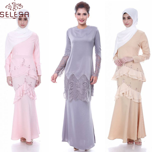 Sari Jamdani Moderno, Diseños de Hijab Musulmán, Abaya Amarilla, Ropa Musulmana, Caftán Abaya, Vestido Musulmán de Dubái, Baju Kurung - Product Image 5