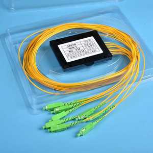 Unionfiber SC/APC/UPC <span class=keywords><strong>Fibre</strong></span> <span class=keywords><strong>Optique</strong></span> FTTH Splitter FBT Optical Coupler 1X4 Plc Splitter Abs Box Type avec Sc/apc Connector - Product Image 6