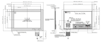 Módulo LCD IPS de Grado Médico TMK de 10.1 Pulgadas, 1280x800, 1000nits, Retroiluminación LED, Pantalla Táctil Capacitiva AG Grabada, MIPI/I2C, -30 85 Wide