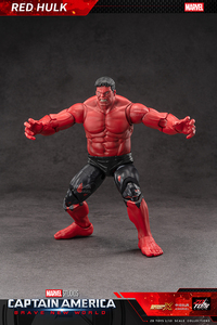Nuovo Prodotto ZD Toys - Action Figure di <span class=keywords><strong>Hulk</strong></span> Rosso - Articolazioni Mobili - Scala 1/10 - Altezza 24cm - Product Image 6