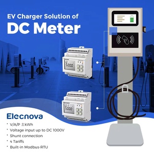 Estación de Carga Rápida para Vehículos Eléctricos, Montada en el Suelo, 2 Canales, con Medidor de kWh, PD195Z-CD32F - Product Image 3