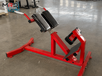 MRD Chaise romaine en acier de haute qualité, réglable, durable et sécurisée, équipement de fitness pour étirements du dos, entraînement des fessiers et renforcement du tronc