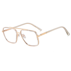 Gafas de diseño de marca 97712 para hombre, monturas de lujo, montura de gafas ópticas graduadas redondas <span class=keywords><strong>Retro</strong></span>, gafas de alta calidad - Product Image 4