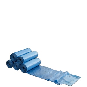 Huamaohengchun - Bolsas de Basura Pequeñas Desechables de LDPE con Cordón, a Prueba de Fugas, Sin Perfume, 100 Unidades, 15 L, Mini Bolsas para Oficina - Product Image 1