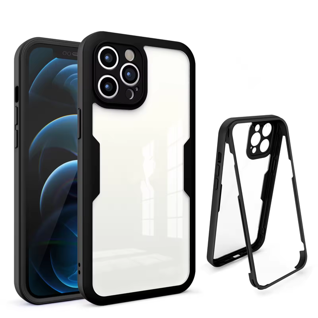 LED Ring Flash Case for IPhone 12 Pro Max 12 Mini Selfie Beauty Fill Light Mobile Phone Cases Soft TPU Back Cover