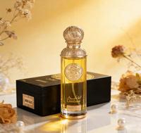 Flacon de parfum luxueux en verre transparent cylindrique de 200 ml avec pulvérisateur à pompe et boîte d'emballage personnalisable avec impression sérigraphique