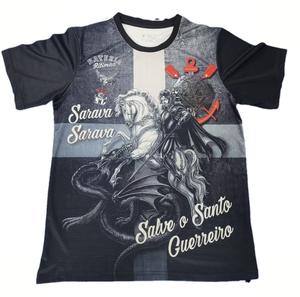 Herenshirt, nieuw model, 100% katoen, gebreid, op maat bedrukt patroon, effen, casual, O-hals, jersey, zeefdruk - Product Image 1