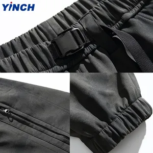 Pantalones Casuales para Hombre LAYENNE de Alta Calidad, al por Mayor, Personalizados, para Exteriores, con Puños Elásticos, Transpirables, de Secado Rápido, con Bolsillos con Cremallera - Product Image 2