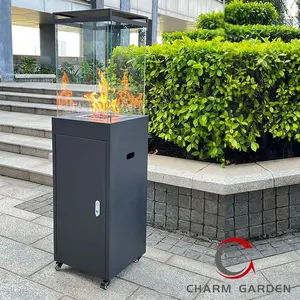 Vườn ngoài trời đứng vuông Patio bánh Propane khí nóng czyd5206