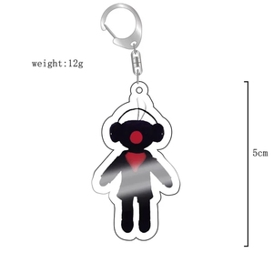 Llavero de acrílico con foto de peluche de <span class=keywords><strong>Skibidi</strong></span> Toilet, juguetes coleccionables, regalos para niños, fans, adultos, figura de anime, Titan TV Man, Cameraman - Product Image 2