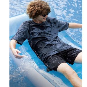 เสื้อยืดผ้าฝ้ายโอเวอร์ไซส์สำหรับผู้ชายเสื้อยืดโอเวอร์ไซส์แบบกำหนดเองเสื้อยืด2025ทรงหลวมโอเวอร์ไซส์ - Product Image 1