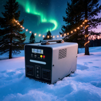 Nouveau produit : Station d'alimentation portable 500W 600W 800W avec batterie LiFePO4, générateur solaire pour camping en extérieur, camping-car et maison
