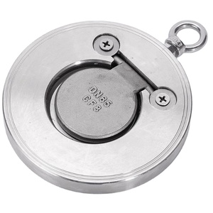 Thép không gỉ SS304 316 xoay đĩa tròn <span class=keywords><strong>Wafer</strong></span> loại Kiểm tra van cứng tấm đơn nắp không quay trở lại van DN 50 65 80 - Product Image 1