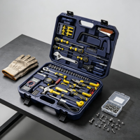 Boîte à outils combinée de précision pour électricien et télécommunications, kit d'entretien quotidien multifonctionnel pour la maison, 53/62 pièces, en plastique