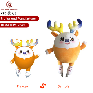 ตุ๊กตาสัตว์น่ารักแบบกำหนดเอง OEM ผ้าลายเสือเนื้อนุ่มพิเศษ ไส้ใยฝ้าย PP ปักลาย ตุ๊กตาสัตว์น่ารัก ตุ๊กตาการ์ตูนตามสั่ง - Product Image 6