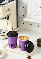 Gobelet à café et thé à double paroi, personnalisé avec logo, écologique, compostable, jetable, de qualité alimentaire, pour boissons chaudes, isolation renforcée