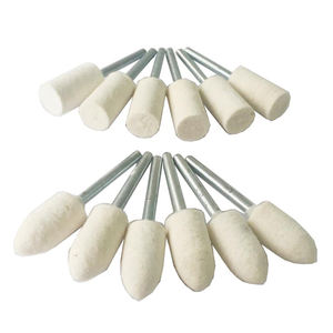 Disque de <span class=keywords><strong>polissage</strong></span> abrasif en feutre de laine monté sur support pour le <span class=keywords><strong>polissage</strong></span> des métaux - Product Image 3