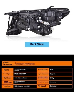 หลอดไฟหน้ารถยนต์ LED 4 เลนส์ กันน้ำ ขายดี สำหรับ Toyota Prado 2018-2023 - Product Image 5