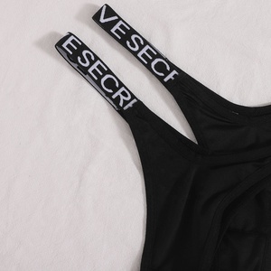 Sous-vêtements féminins, <span class=keywords><strong>string</strong></span> noir sexy et très résistant - Product Image 4