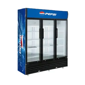 Stand cibo bottiglia di birra lattina bevanda bevanda cucina porta in vetro display refrigeratore refrigeratore frigorifero congelatore su ruote