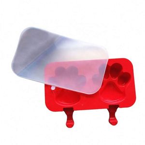 BPA Free Popsicle Mold Reusable Easy Release <b>Ice</b> <b>Maker</b> Custom Cartoon Design Silicone Popsicle <b>Ice</b> Mold With Wooden Sticks - Product Image 6
