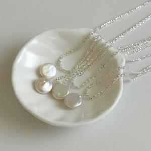 Collar de Jade Natural de Espuma de Agua Fulu Mianmian de Plata Pura S925 para Mujer, Calabaza de Médula, Fulu Ruyi, Hebilla de Paz, Estilo Chino Nuevo - Product Image 1