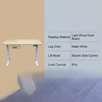 Bureau debout électrique à double moteur, bureau informatique réglable en hauteur avec ou sans tiroir de rangement pour la maison et le bureau