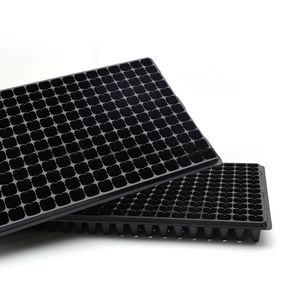 Bandeja de <span class=keywords><strong>Vivero</strong></span> para Plántulas de 200 Celdas, de PET, Grande, Económica, al por Mayor en China, Ecológica y Duradera para Uso en Invernaderos - Product Image 1