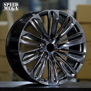 Jantes multi-branches BMF gris teinté noir brillant, jantes de remplacement légères de 19 à 22 pouces, jantes forgées en alliage pour BMW X6M - Product Image 2