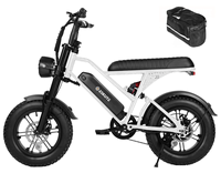 Vélo de montagne électrique tout-terrain 48V à pneus larges, haute puissance 500W, cadre robuste, 7 vitesses, personnalisé en usine (OEM/ODM)