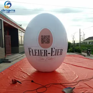 12 '(3.5 m) 高卵ヘリウムバルーン楕円形インフレータブル広告