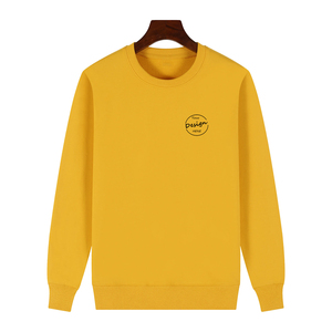 Pull décontracté côtelé OEM personnalisé 280 g/m² en éponge française unisexe couleur unie Baggy basique sweat 100% coton pour l'automne - Product Image 6